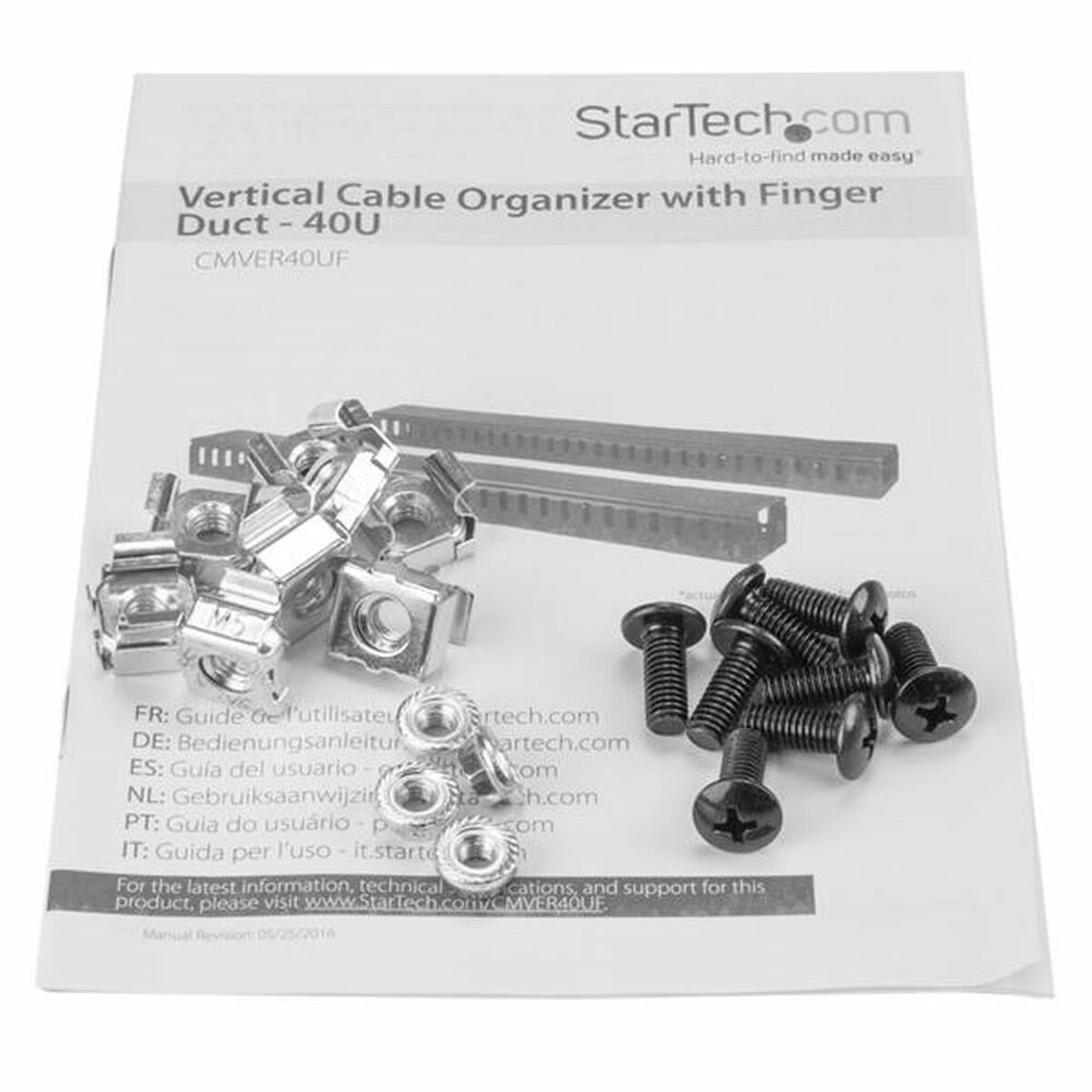Organizér kabelů Startech CMVER40UF